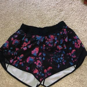 Lululemon size 4 multicolored shorts